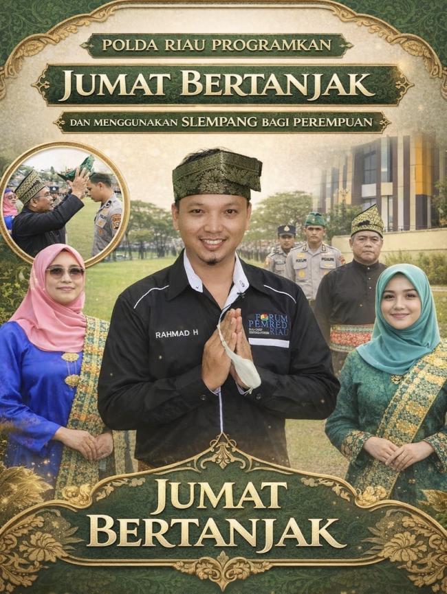 Ketua FPR Riau Rahmat Handayani Apresiasi Program Tanjak Polda Riau: Wujud Nyata Hormati Budaya Mela