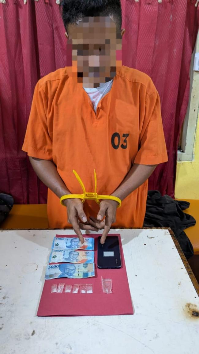 Ungkap Kasus Narkoba, Polsek Kampar Kiri Amankan 1,03 Gram Sabu