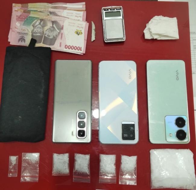 Satresnarkoba Polres Rohul Ringkus Pengedar dan Kurir 46,36 Gram Sabu di Kepenuhan