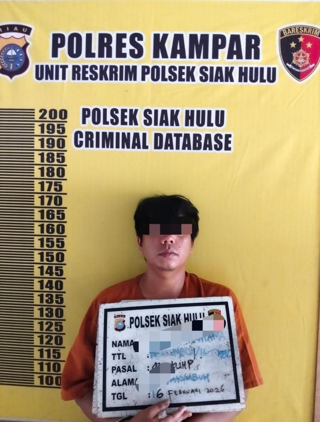 Polsek Siak Hulu Tangkap Pelaku Curanmor di Desa Teratak Buluh