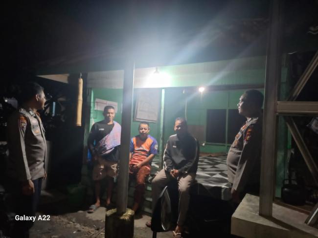 Polsek Gencar Sambangi Pos Satkamling, Eratkan Kemitraan Masyarakat, Jaga Kampung Halaman Tetap Aman