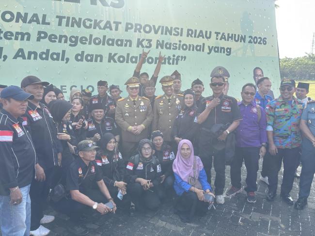 KEGIATAN  BULAN K3 NASIONAL TINGKAT PROVINSI RIAU TAHUN 2026 Digelar di PTPN IV Regional III, K SPSI
