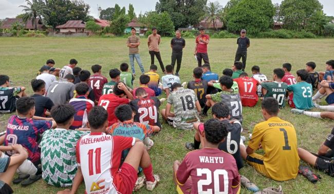 Ratusan Siswa Ikuti Seleksi POPDA Sepak Bola Kecamatan Bengkalis 