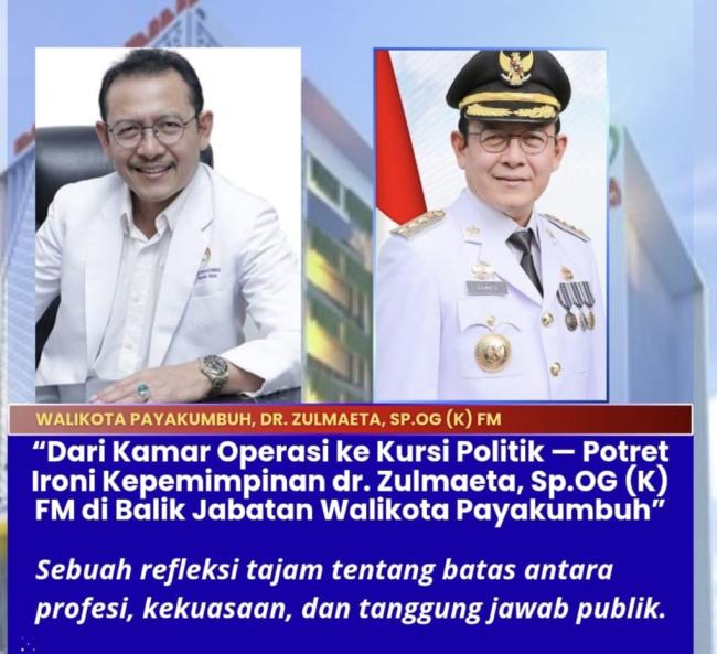 Beri Izin praktek Walikota,Diduga Gubernur Sumbar Tak Faham UU no 23 tahun 2014