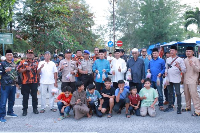 LAMR Bengkalis Apresiasi Aksi Sosial 8 Organisasi di Bazar Ramadan