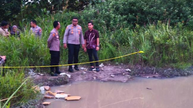 Kapolres Kampar Sampaikan Belasungkawa, Ungkap Fakta Baru Lokasi Tenggelamnya Balita Di Tambang 