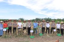 Kapolres Kampar Hadir Saksikan Panen Jagung Pipil dan Dukung Swasembada Pangan