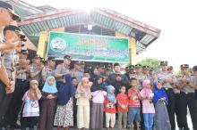 Siswa Setukpa Polri Angkatan 55 Polda Riau Gelar Bakti Sosial di Panti Asuhan Al-Ikhlas Hendra Pekan