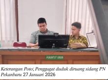 Ajukan Gugatan ke PN Pekanbaru, Perkara Curat Menjerat 4 Orang Debkolebtor Ditangguhkan Dipolres Kam